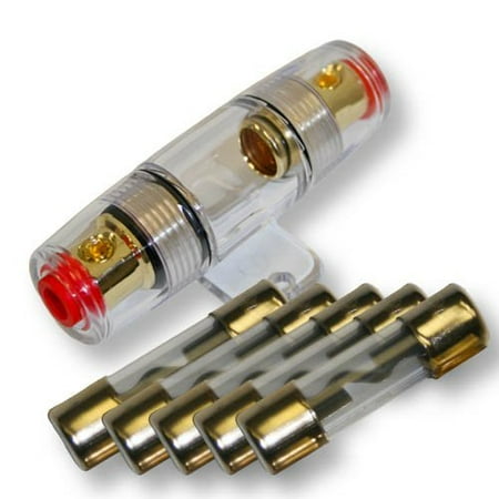 - IMC Audio 80 Amp Inline AGU Fuse Holder Fits 4 8 10 Gauge Wire