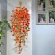 thumbnail image 5 of Decoración mural colgante de pared con orquídeas violetas artificiales para jardines exteriores y fondos fotográficos, 5 of 6