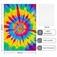 thumbnail image 2 of 6 Pcs Funny Kitchen Towels,Colorful Rainbow Tie Dye Spiral Pattern Microfiber Dish Towels,Kitchen Tea Towels,Kitchen Towel Set (18" X 26"), 2 of 7