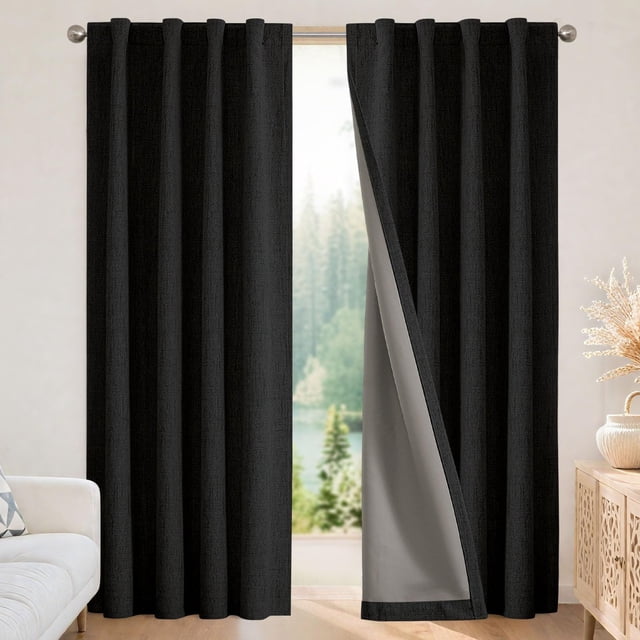 Cortinas Blackout Joydeco 100% Opacas 42x160 cm 2 Paneles