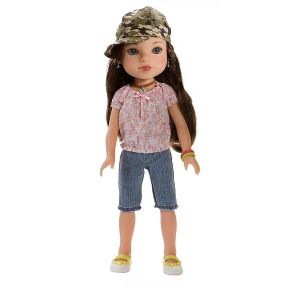 Hearts for Hearts Dell 14” Pose-able Floral Top Doll
