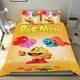 thumbnail image 1 of Pac-Man Conjunto de sábanas temático, trío de piezas, cómodo y amigable con la piel, diseño único, regalo de decoración para el hogar para familiares, amigos y fans,135cm *200cm, 1 of 6
