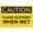 Warning Sign 4, variant on Caution Floor Slippery When Wet Sign - 8"x12" Rust Free Aluminum Metal Sign, Weather Resistant Durable Easy to Mount