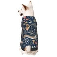 thumbnail image 1 of Fotbe Retro Forest Animals Sudadera con Estampado para Perros Pequeños – Suéter con Capucha para Mascotas, Tela Suave de Forro Polar con Bolsillo-XX-Large, 1 of 7
