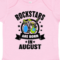 thumbnail image 4 of Inktastic Rockstars Are Born in August Birthday Boys or Girls Baby Bodysuit, 4 of 5