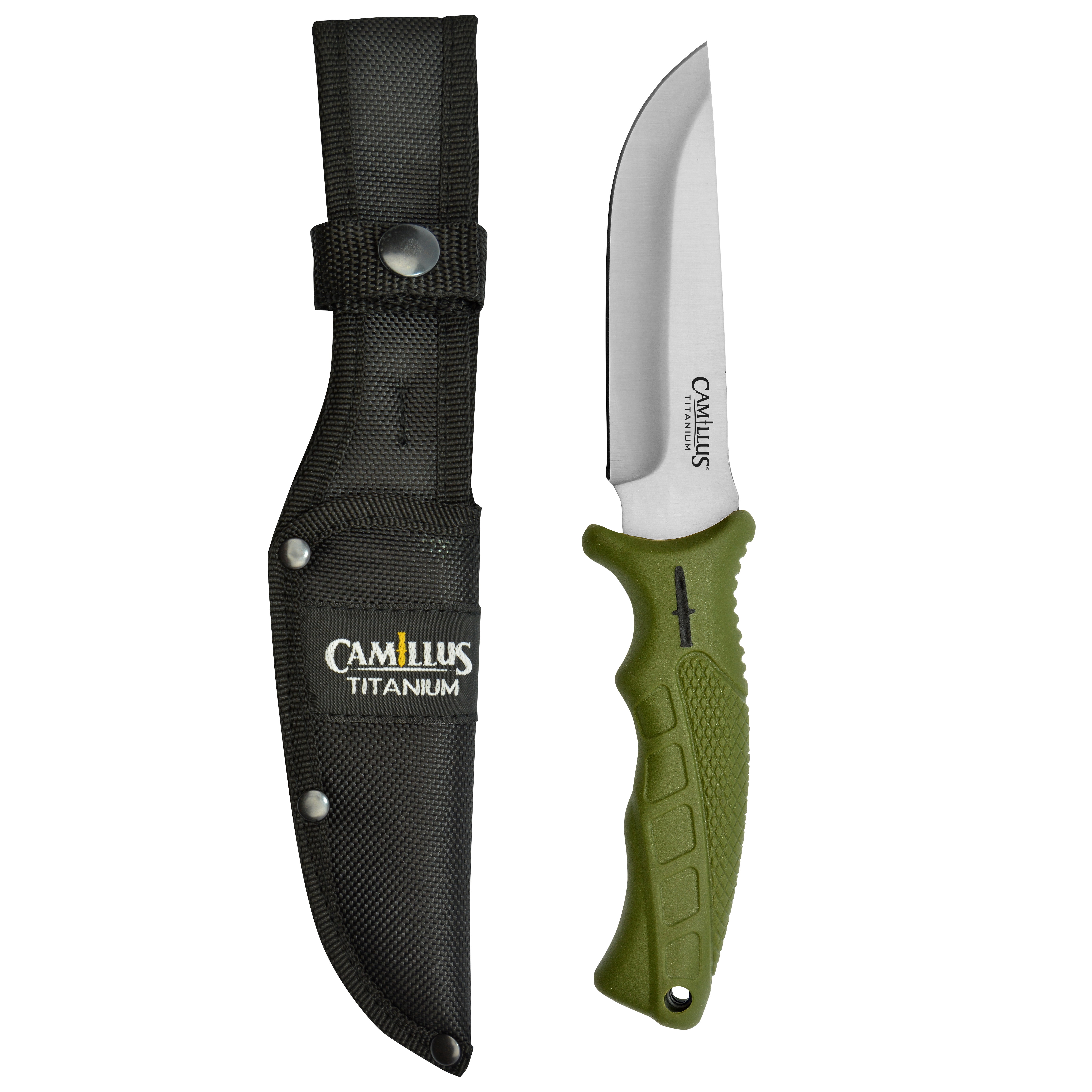 Camillus Camp 9.5" Knife, 4.5" Fixed Blade with Sheath, - Walmart.com