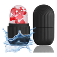 thumbnail image 3 of Rodillo Silicón Hielo Para Masaje Facial Cara Cuidado Piel Malubero NEGRO, 3 of 5