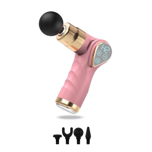 Masajeador portátil de Punto de COMPRESS COMPRIMIENTO ELÉCTRICO RECARGABLE RECARGABLE TORRECHA DE PERCUSIÓN DOFORTE DE MASAJE DE MASAJE DE MASAJE Rosa seitruly CE001152-02