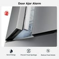 thumbnail image 3 of Simzlife 17.5 Cu. ft. French Door Refrigerator, Counter-Depth Refrigerator with Bottom Freezer, Stainless Steel, 3 of 11