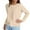 Beige, variant on Lmnyox Basic Crew Neck Sweatshirts for Women Casual Long Sleeve Solid Pullover Shirts Loose Athletic Tops