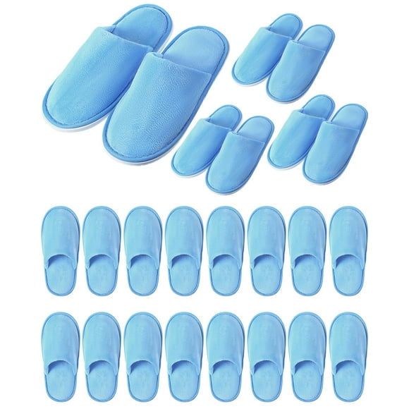 Pantuflas desechables Twistover Twistover para niños, 12 pares, azules