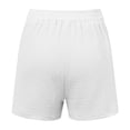 thumbnail image 5 of vigerkar Womens Linen Shorts,2025 Summer Shorts for Women Comfy Cute Drawstring Beach Short Pants with Pockets,Outdoor White, L, 5 of 5