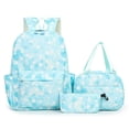 thumbnail image 6 of WAYUTE Kids Backpack 3 Pcs Backpack Set for Girls Large Capacity Ice Cream Printed Schoolbag with Lunch Tote and Pencil Lightweight Bookbag Casual School Activities, 6 of 6