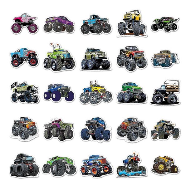 50 PCS Racing Car Stickers Decals, Cool Sports Car Stickers for Kids Teens Adults, Waterproof Laptop Stickers for Skateboard, Phone, Water Bottles, Co