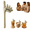 Black, variant on Thumbs Up Straw, Handmade Toe-tal Straw, Ceramic Drink Stirrer & Reusable Drinking Straw for Coffee, Tea, Cocktails & Cold Drinks