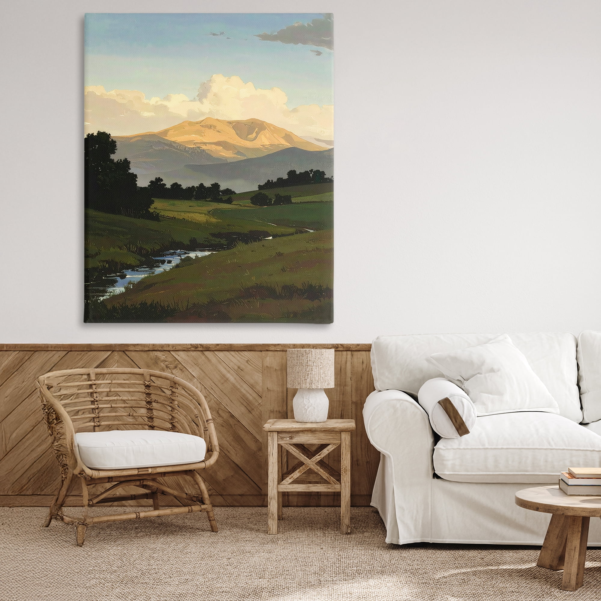 Stupell Industries Across The Valley Nature Canvas Wall Art, design by Alonza Saunders