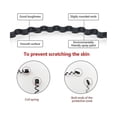 thumbnail image 4 of Banda de metal Unisex Accesorios para el cabello Variedad Unisex6pcs-negro, 4 of 5