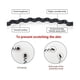 thumbnail image 4 of Banda de metal Unisex Accesorios para el cabello Variedad Unisex6pcs-negro, 4 of 5