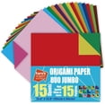 thumbnail image 3 of [YANTONG] Jumbo Duo (Diffrent Colors On Each Side) Double Sided Standard 13.7 Inch (35 cm) Kami Paper with 15 Color Change Patterns, 15 Sheets (Made in Japan), 3 of 3