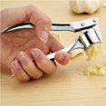 thumbnail image 4 of Steel Garlic Press Ginger Chopper Kitchen Equipment Tools, 4 of 5