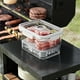 thumbnail image 4 of Fiudx Lonchera Portátil, Mini Contenedor para Refrigerador, Caja Hermética para Almacenar Alimentos, Organizador Versátil para Picnic, Uso En Exteriores En Primavera, Esencial para Viajes y Campament, 4 of 6