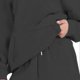 thumbnail image 4 of Women Hoodie Set Plain Pockets Long Sleeve Short Pants Casual Comfortable 2 Pieces Sweatshirt Outfits for Daily Work Dark Gray L, 4 of 4