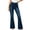 Dark Blue, variant on Hueook Bootcut Jeans for Women High Waisted Stretch Denim Pants with Pockets Winter Casual L