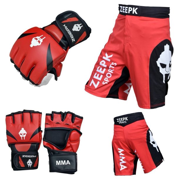 MMA GEAR UFC GLOVES GRAPPLING GLOVE UFC FIGHT KICK BOXING CAGE FIGHTER