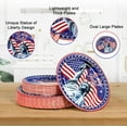 thumbnail image 3 of Caltero 100 PCS 4th of July Plates Patriotic Paper Plates,Disposable Tableware for Memorial Independence Day Patriotic Party Supplies, 3 of 8