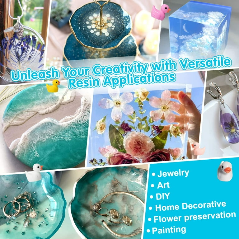Super Clear Bubble Free Art Craft Preserved Flower Epoxy Resin