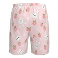 thumbnail image 6 of Naloa Rabbit And Peach Men's Beach Shorts, Surfing shorts, Swim trunks, Quick Dry Swim Trunks for Surfing Beach Fun - 3X-Large, 6 of 9