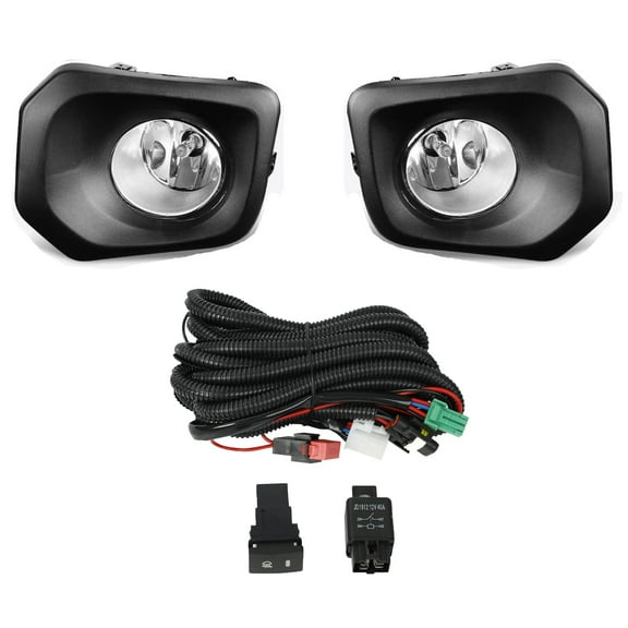 For 2016-2021 Toyota Tacoma SR SR5 Clear Lens Driving Fog Lights Bumper Lamp Kit