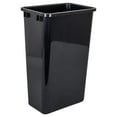thumbnail image 2 of CAN-50 Plastic Waste Container, Black, 2 of 2