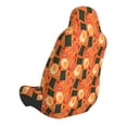 thumbnail image 2 of Wukai Ramen Noodle Soup Full Set Car Seat Covers with Soft Padding Universal Auto Front Seats Protector and Cushion Mat, 2 of 5