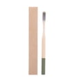 thumbnail image 1 of Seitruly Cepillo de de portátil para adultos, cepillo de con cerdas de carbón, cepillos de reutilizables de bambú cuidado de los oídos ejercito verde Seitruly HA6697-07B, 1 of 1