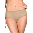 thumbnail image 2 of Velrose Lingerie Shadowline Hidden Elastic Nylon Hipster Panty, 3-Pack 11032/11032X-3PK, 2 of 7