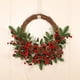 thumbnail image 2 of Christmas Halloween Holiday Art Wreath Decorative Simulation Door Wreath Christmas Decorations for Window Christmas Pendant, 2 of 5