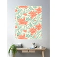 thumbnail image 2 of Citrus Blooms: Watercolor Illustration Of Orange Flowers And Lush Green Leaves Poster Wall Art, Modern Wall Decor For Living Room Bedroom, 12x18 UNFRAMED, 2 of 3