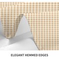 thumbnail image 4 of Rectangle Tablecloth 60x102 Inch, Beige Gingham Rectangle Table Cloth Soft Table Cloths Fabric Table Cloth for Dining Table, Buffet Parties and Camping, 4 of 8