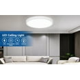 thumbnail image 2 of Epicflare LED Ceiling Light, 24 W Flat Round Ceiling Light, Colour Temperature Adjustable 2347 LM for Bathroom Bedroom Living Room Kitchen Bathroom Cellar Balcony [Energy Class E], 2 of 10