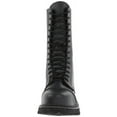thumbnail image 2 of Rocky-14, 14 Eyelet Steel Toe Black Leather Calf Boot, 2 of 4