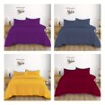 thumbnail image 2 of Juego de funda de edredón de 3 piezas de color sólido - Incluye funda de edredón y 2 fundas de almohada - ¡No se necesita núcleo de almohada!, 2 of 4