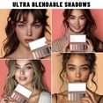 thumbnail image 2 of Paleta de sombras de ojos SUSIKEKI Mini Naked de 6 colores con espejo, 2 of 9