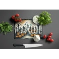 thumbnail image 3 of Mariachi Skeleton Band Spooky Halloween Glass Cutting Board Large 12 in x 15 in, 3 of 5