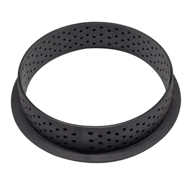 Molde de tarta con forma de anillo, decoración perforada, molde circular de mousse para rebanar, accesorios portátiles para hornear, decoración para hornear Inevent HA009147-00B
