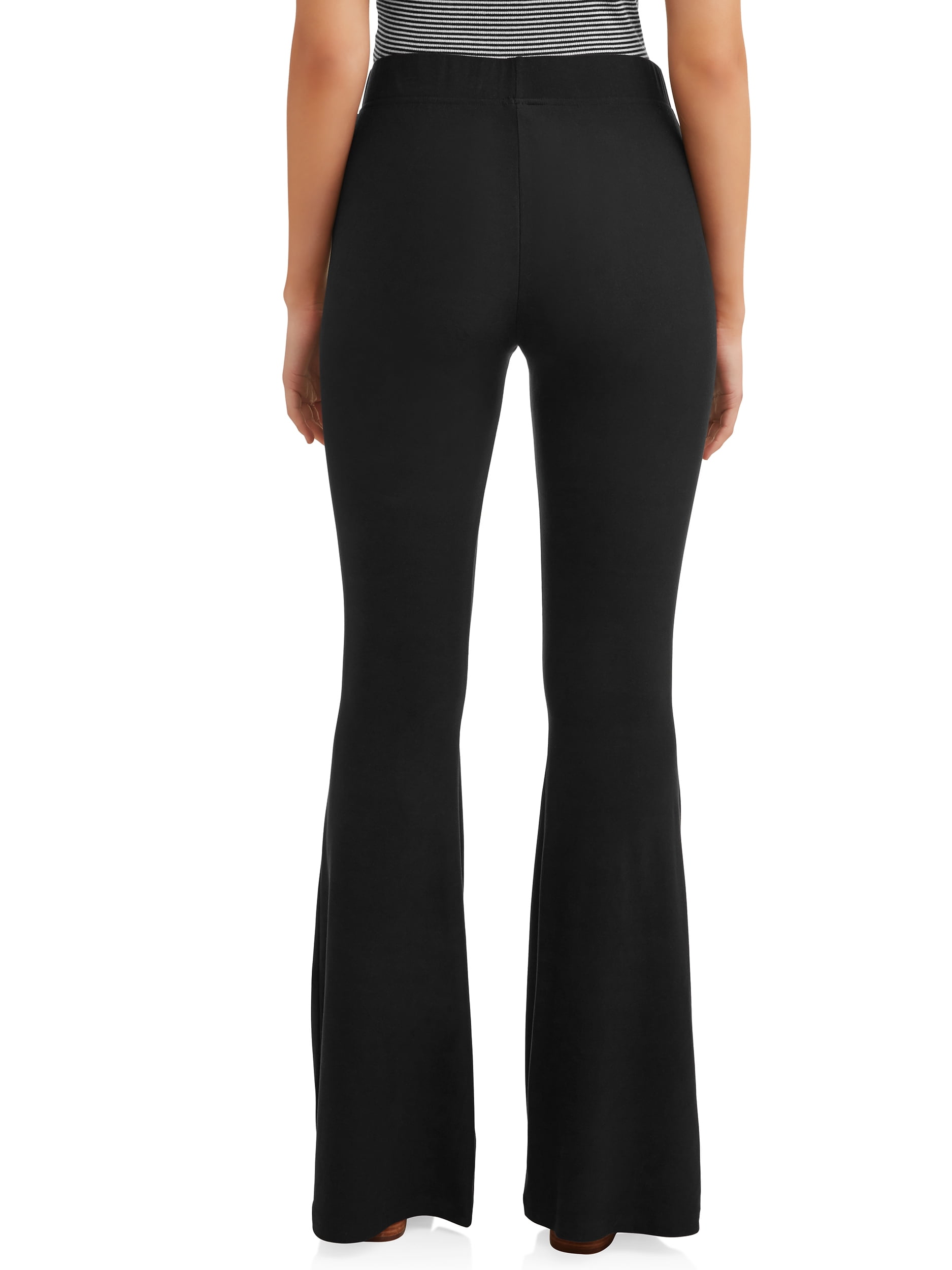 juniors flared yummy knit pants