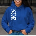 thumbnail image 2 of ThisWear Senior 2026 Class of 2026 2K26 Graduation Premium Hoodie Sweatshirt 2XL Royal, 2 of 5