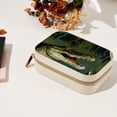 thumbnail image 7 of Crocodile Velvet Portable Decorative Box with Removable Compartment - Jewelry Stand, Necklace Organizer, and Gift, 7 of 7