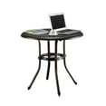 thumbnail image 5 of Zimtown 32" Patio Table with Umbrella Hole, Outdoor Round Cast Aluminum Bistro Table -Bronze, 5 of 9