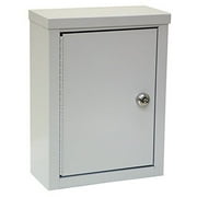 Omnimed Wall Storage Cabinet with Flat Key Lock, Light Grey, Small